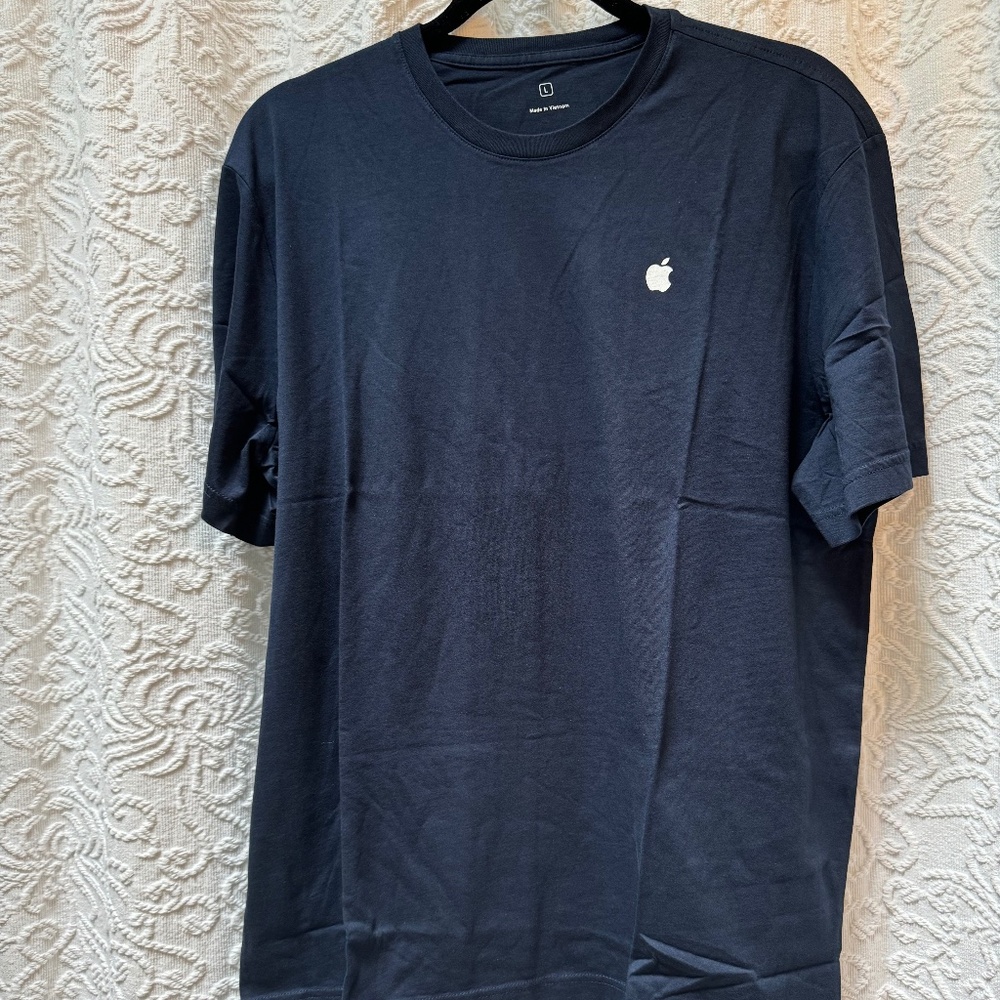 Apple Employee T-Shirt (NWT; Large; Green, Navy, or Red) - must specify color